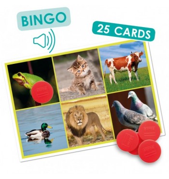 Bingo sonore des animaux et de la nature
