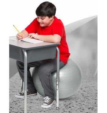 Ballon d'assise lesté gris 55 cm