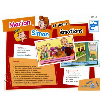 Marion, Simon et leurs émotions